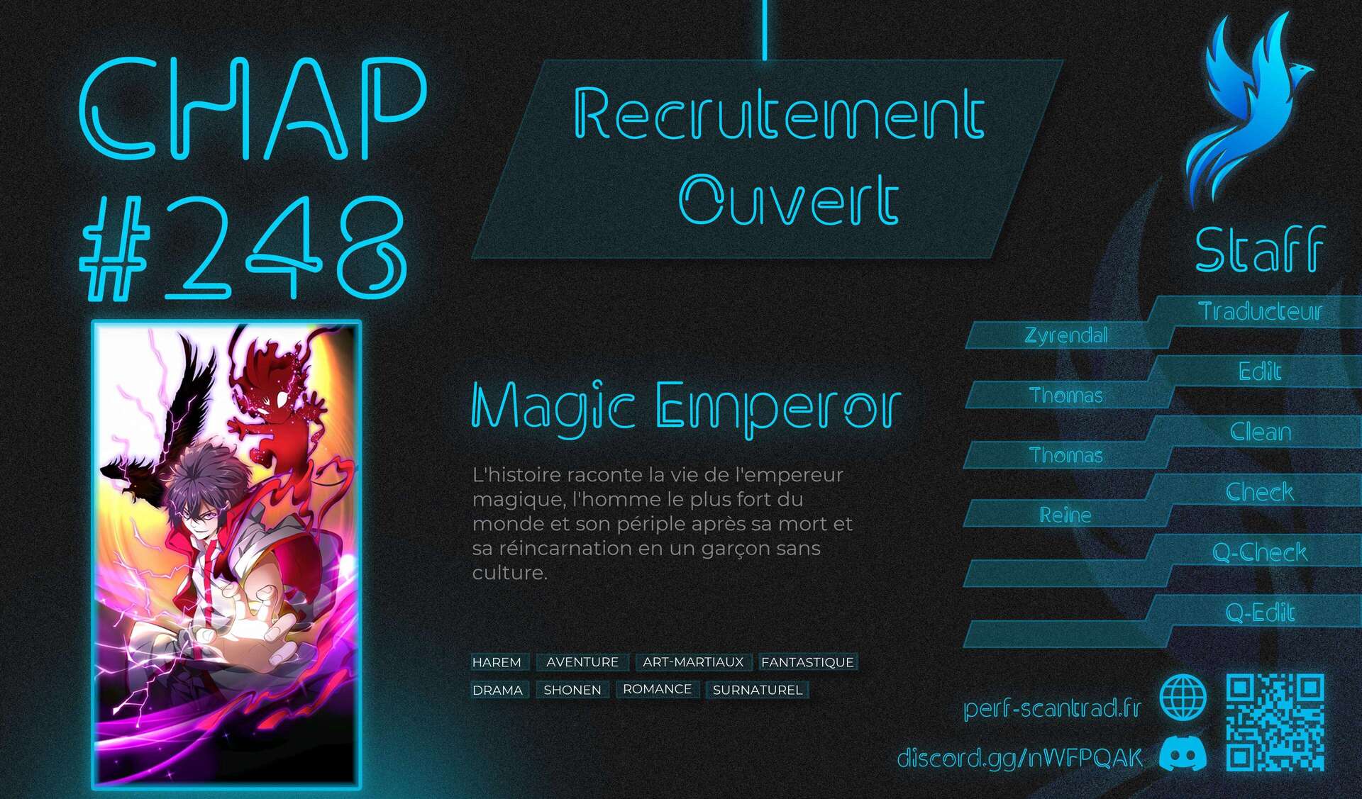 Read Magic emperor Scan Manga Online