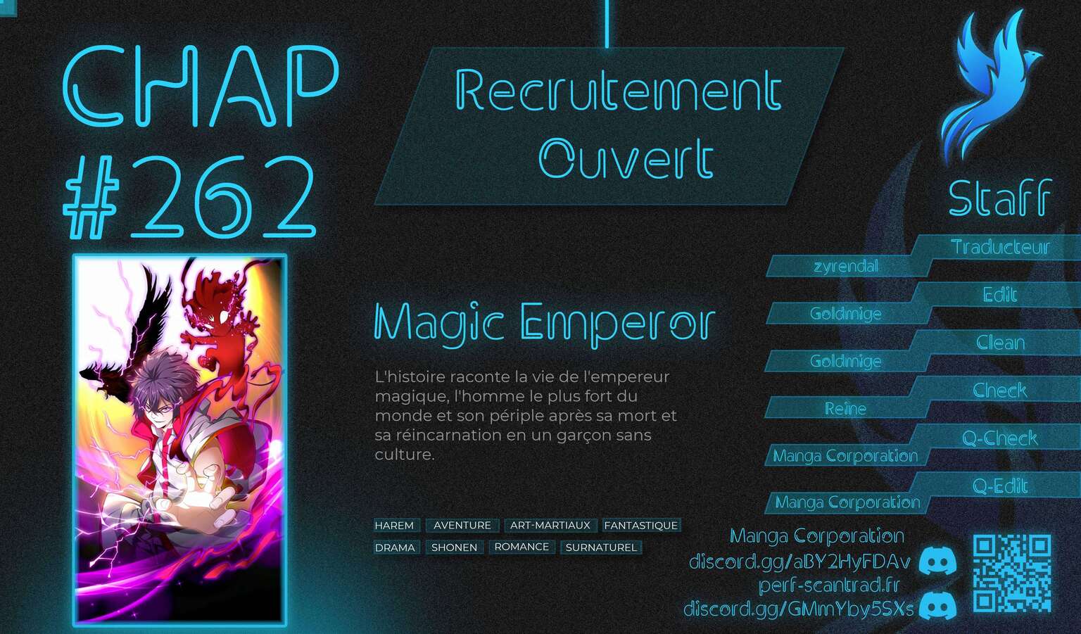 Read Magic emperor Scan Manga Online