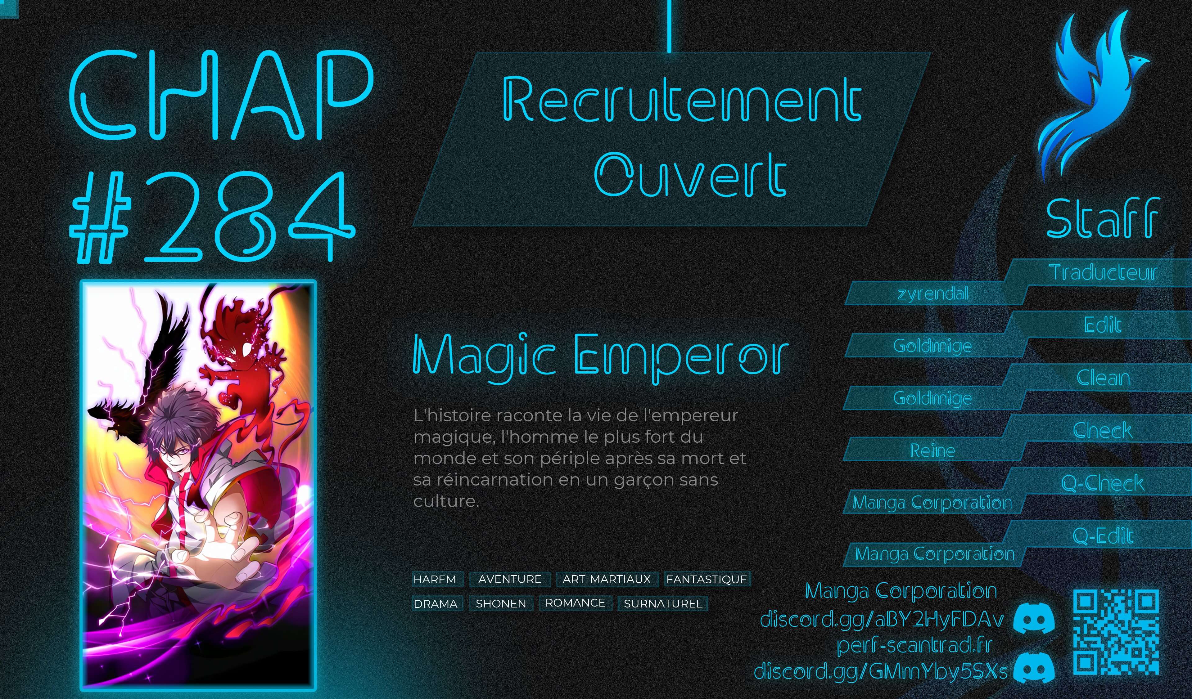 Read Magic emperor Scan Manga Online