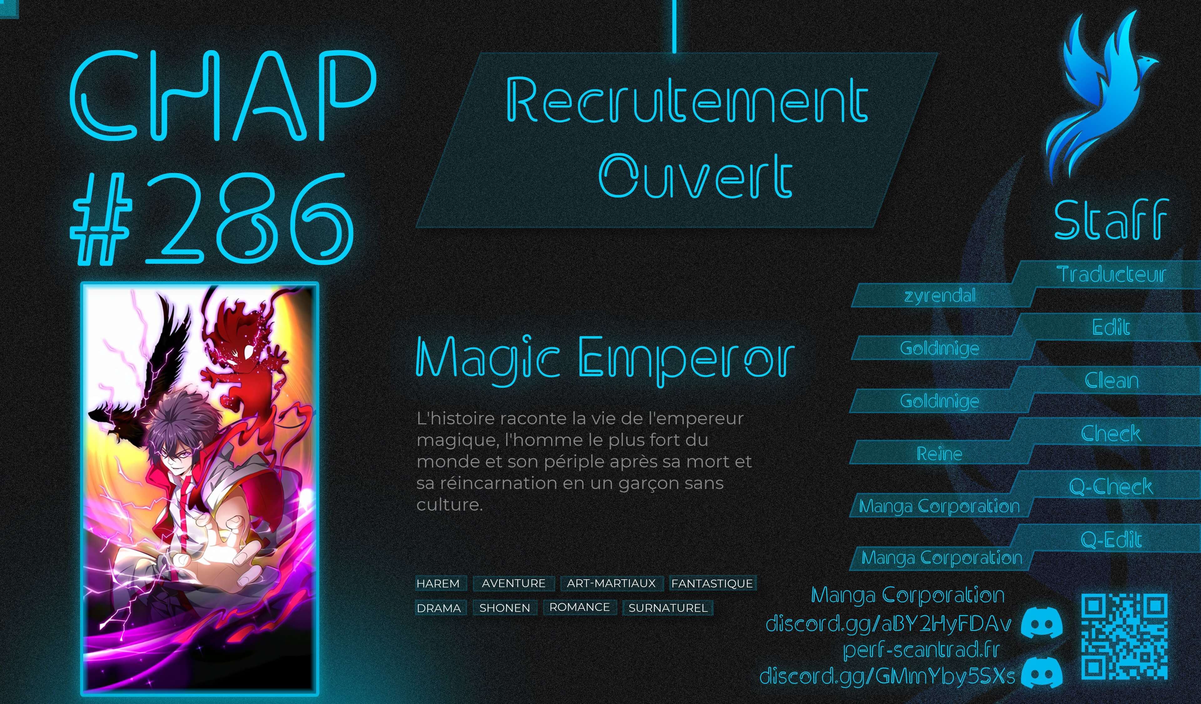 Read Magic emperor Scan Manga Online