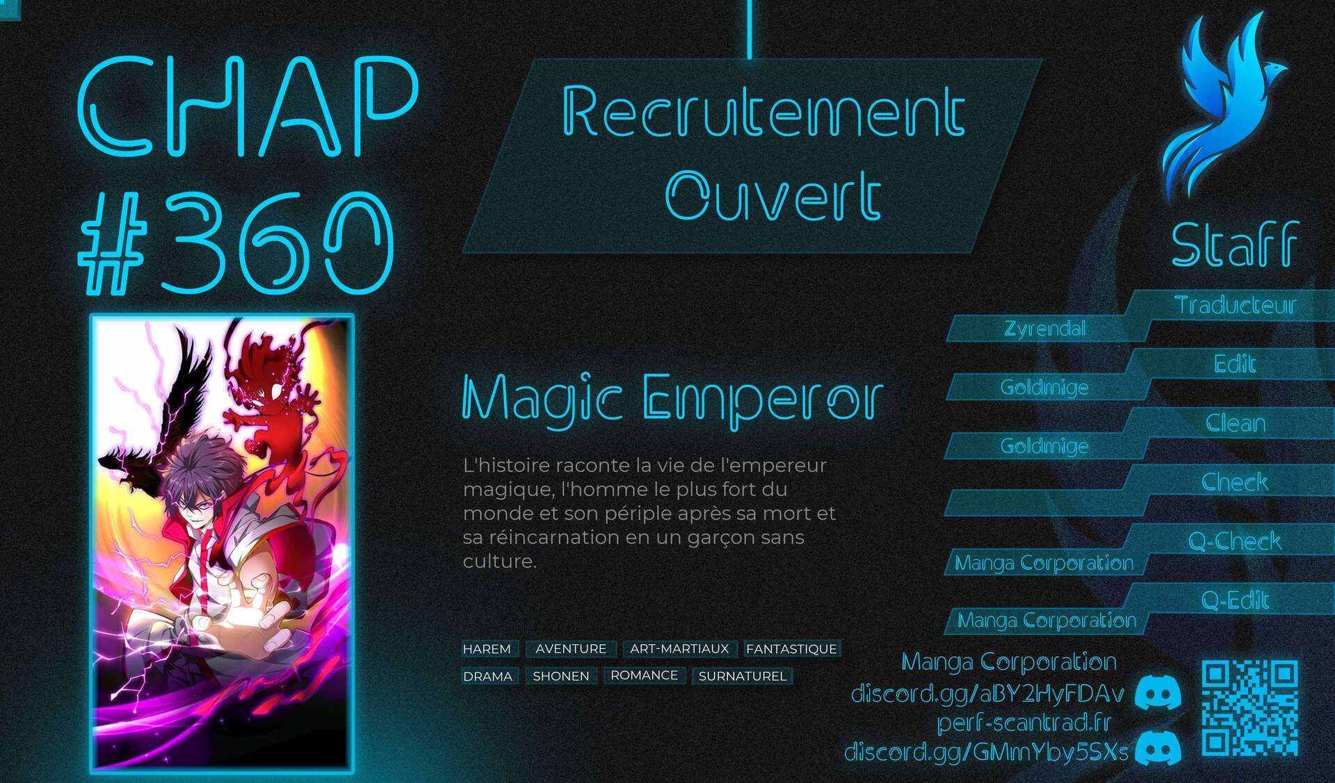 Read Magic emperor Scan Manga Online