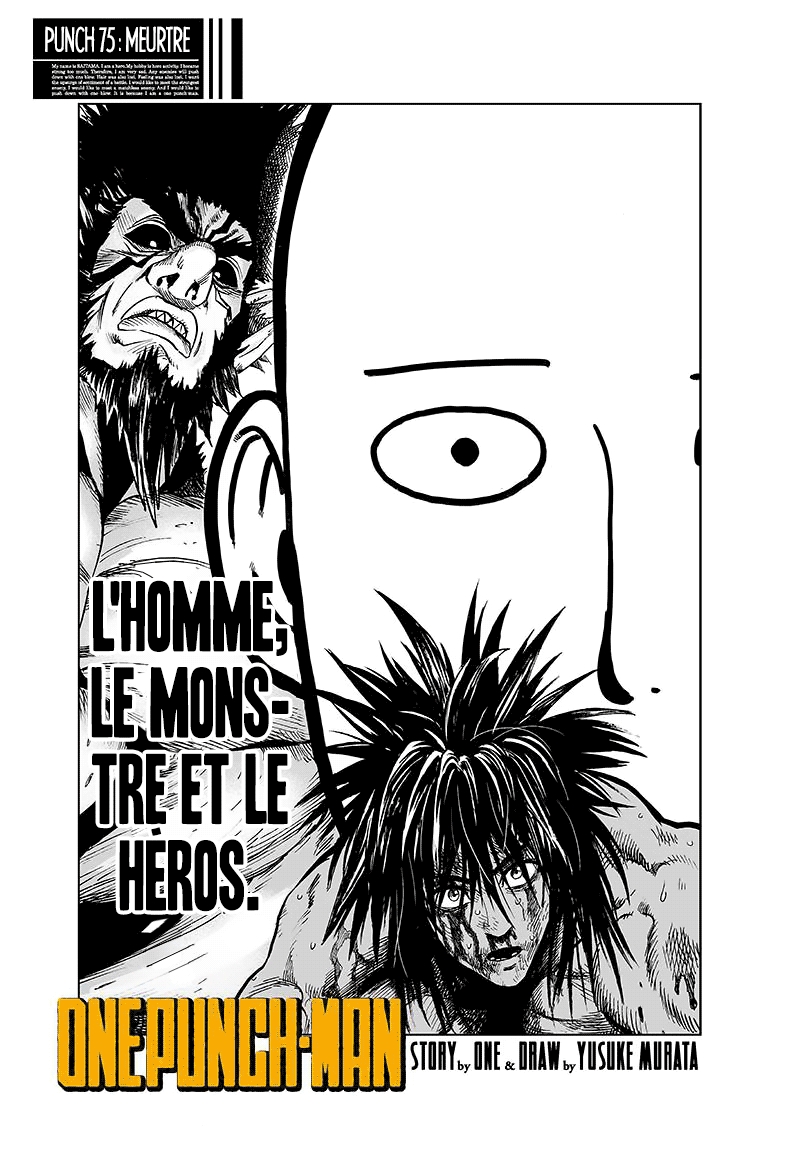 Read One Punch Man scan Manga Online