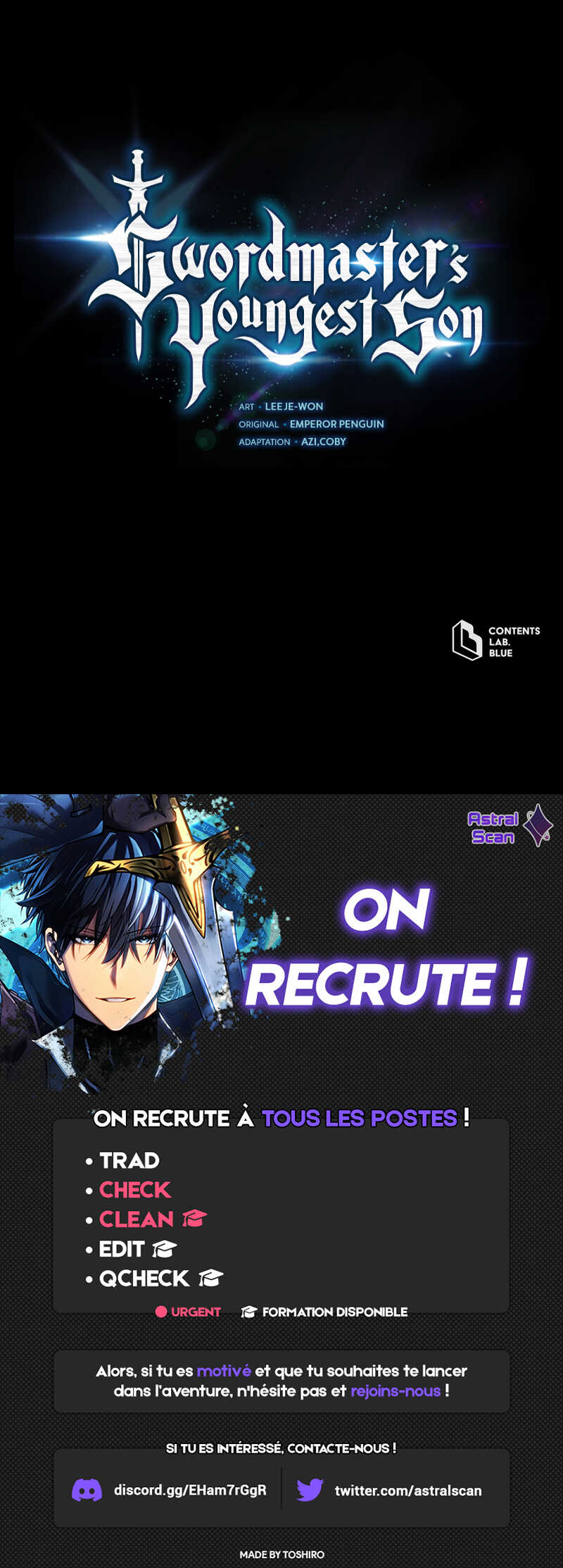 Read Swordmaster’s Youngest Son Scan Manga Online