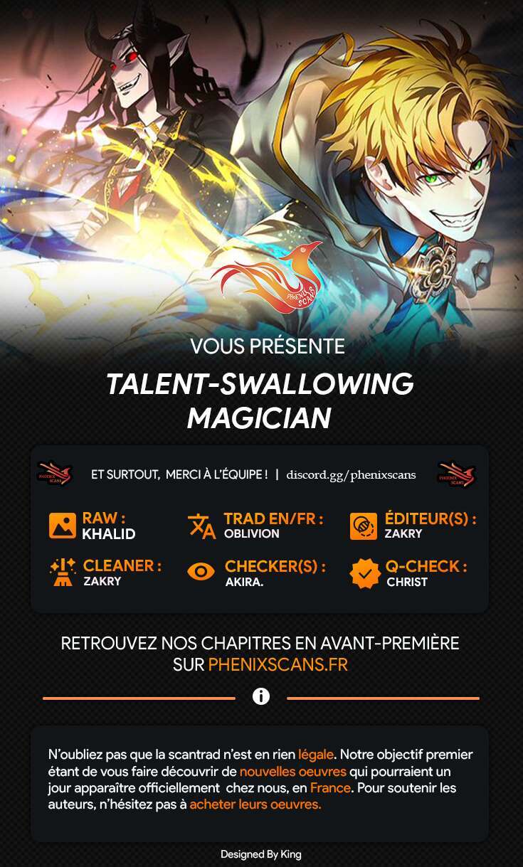 Read Talent-Swallowing Magician Scan Manga Online