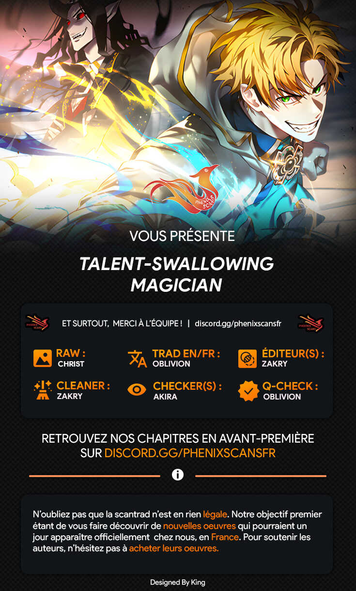 Read Talent-Swallowing Magician Scan Manga Online