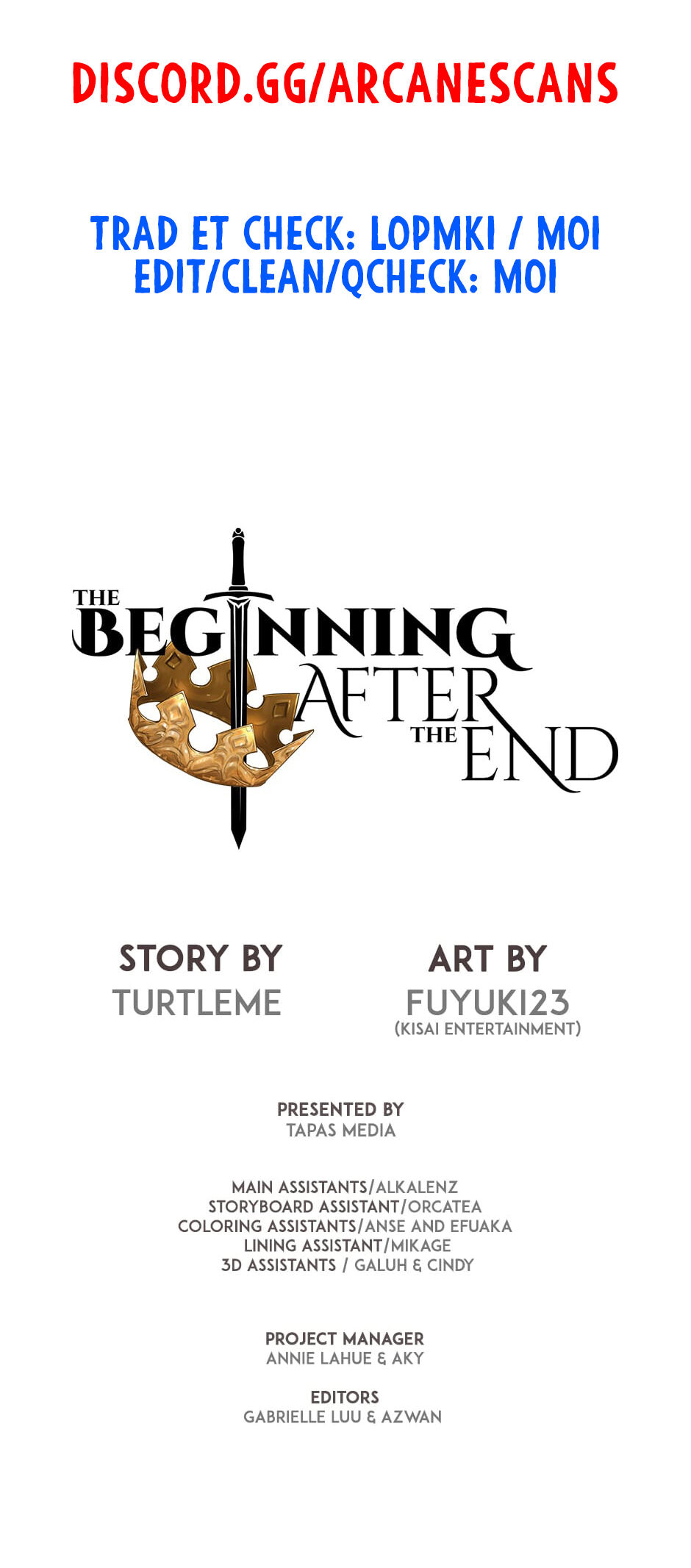 Read The Beginning After The End Scan Manga Online