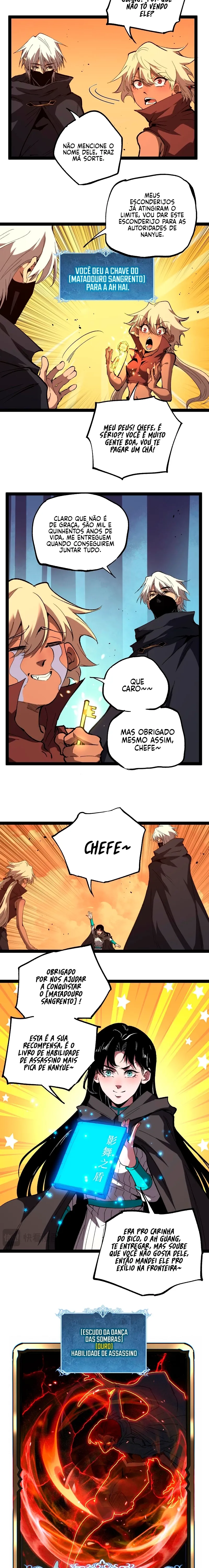 Read Assassino de nível divino, eu sou a Sombra Pt Manga Online