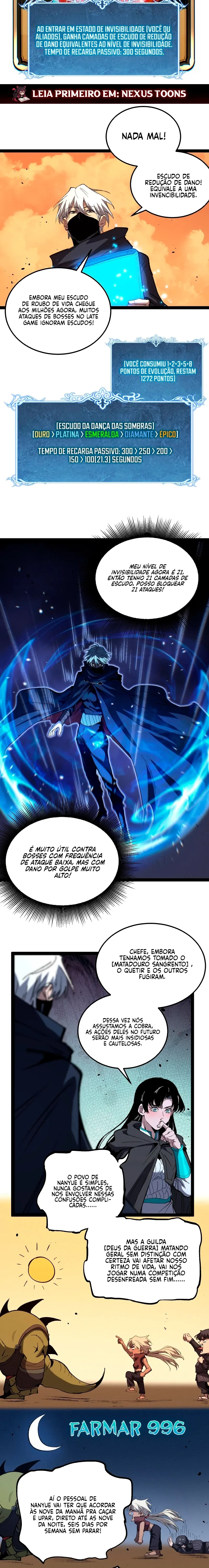 Read Assassino de nível divino, eu sou a Sombra Pt Manga Online