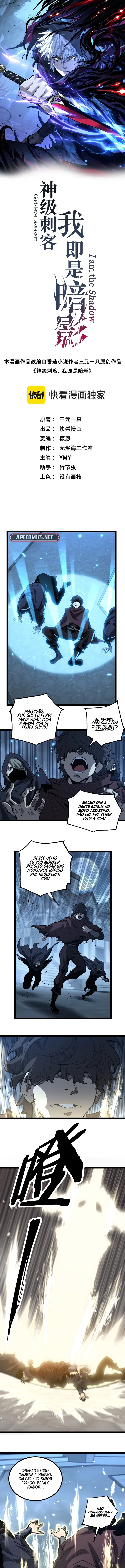 Read Assassino de nível divino, eu sou a Sombra Pt Manga Online