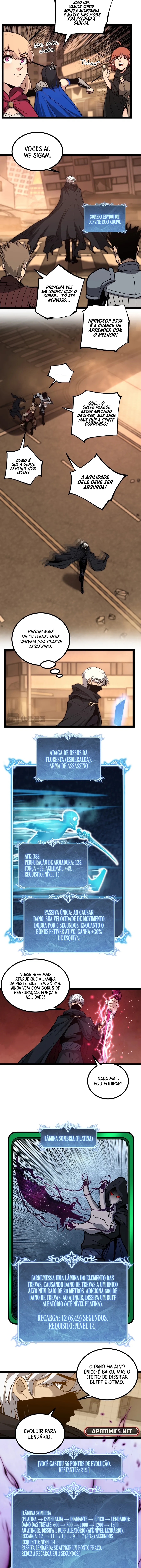 Read Assassino de nível divino, eu sou a Sombra Pt Manga Online