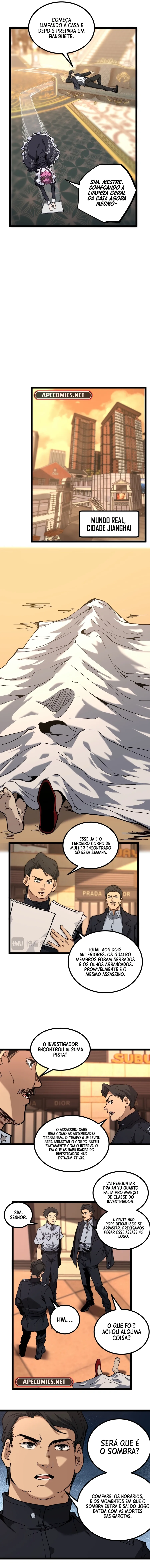 Read Assassino de nível divino, eu sou a Sombra Pt Manga Online