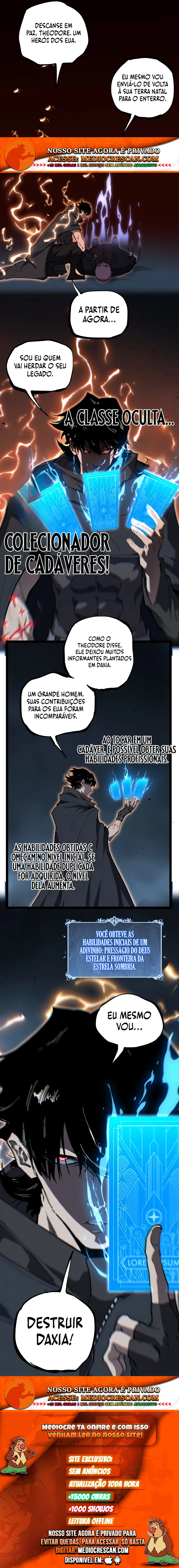Read Assassino de nível divino, eu sou a Sombra Pt Manga Online