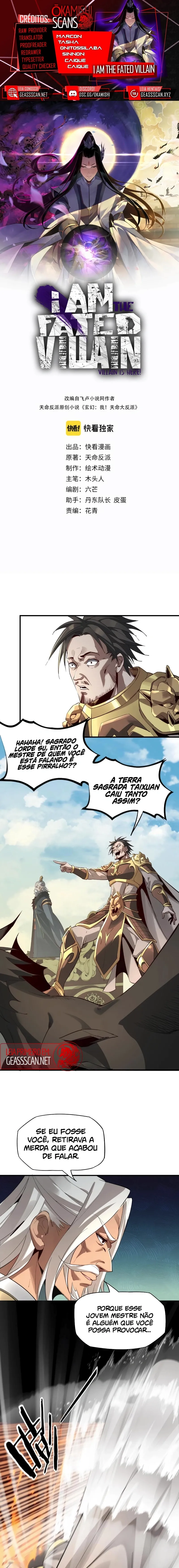 Read Eu Sou o Vilão Predestinado Pt Manga Online