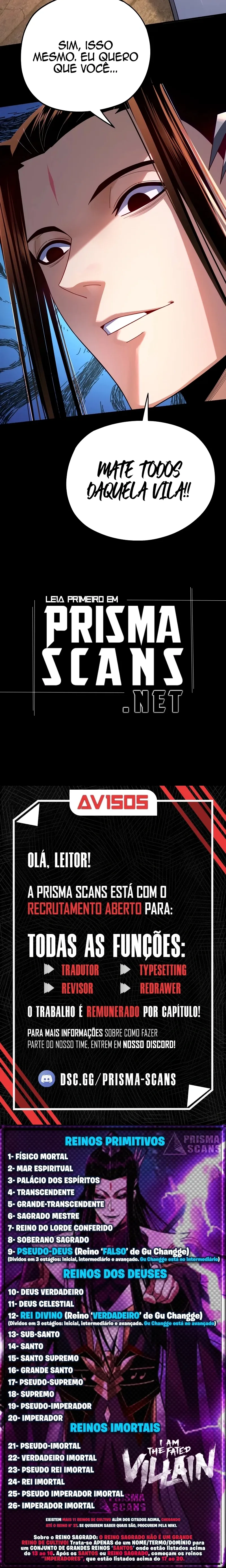 Read Eu Sou o Vilão Predestinado Pt Manga Online