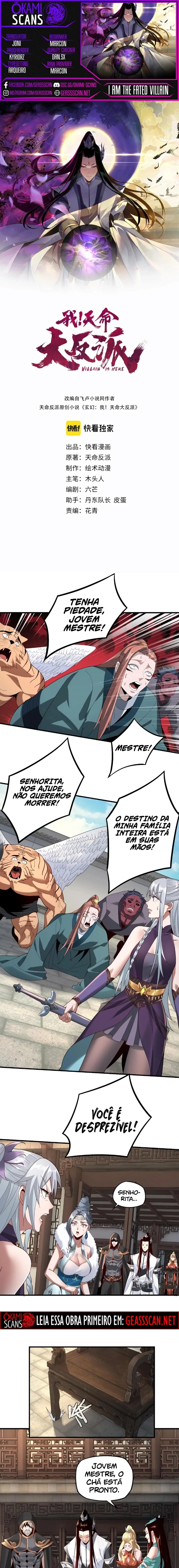 Read Eu Sou o Vilão Predestinado Pt Manga Online