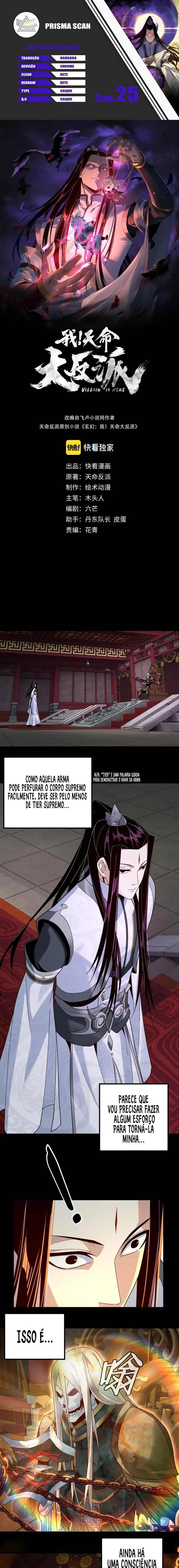 Read Eu Sou o Vilão Predestinado Pt Manga Online