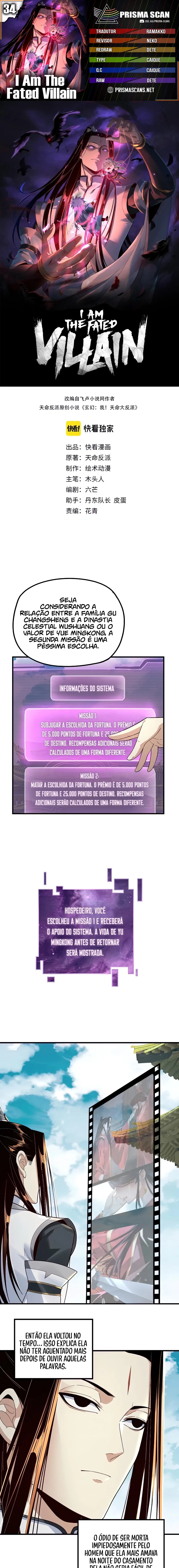 Read Eu Sou o Vilão Predestinado Pt Manga Online