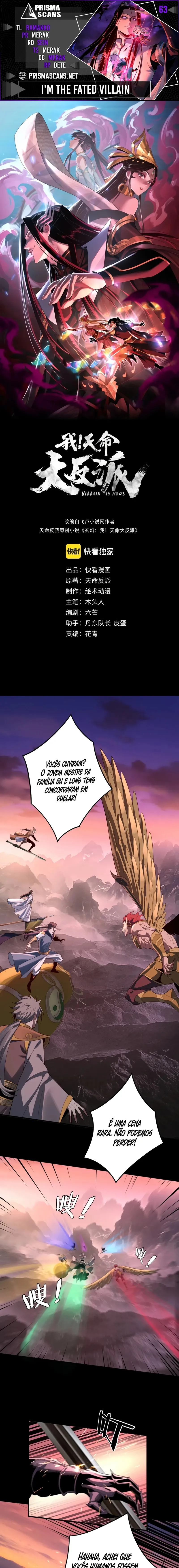 Read Eu Sou o Vilão Predestinado Pt Manga Online