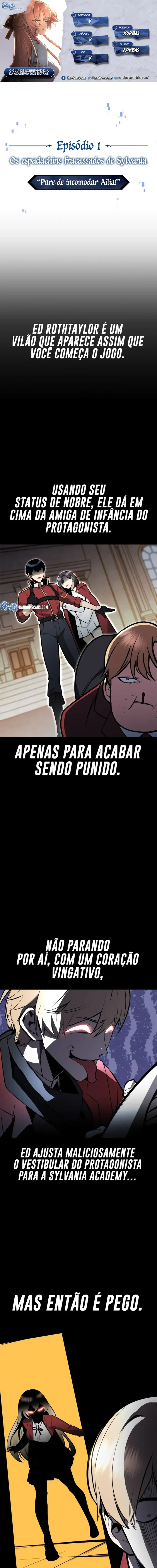 Read Guia de Sobrevivência do Extra da Academia Pt Manga Online