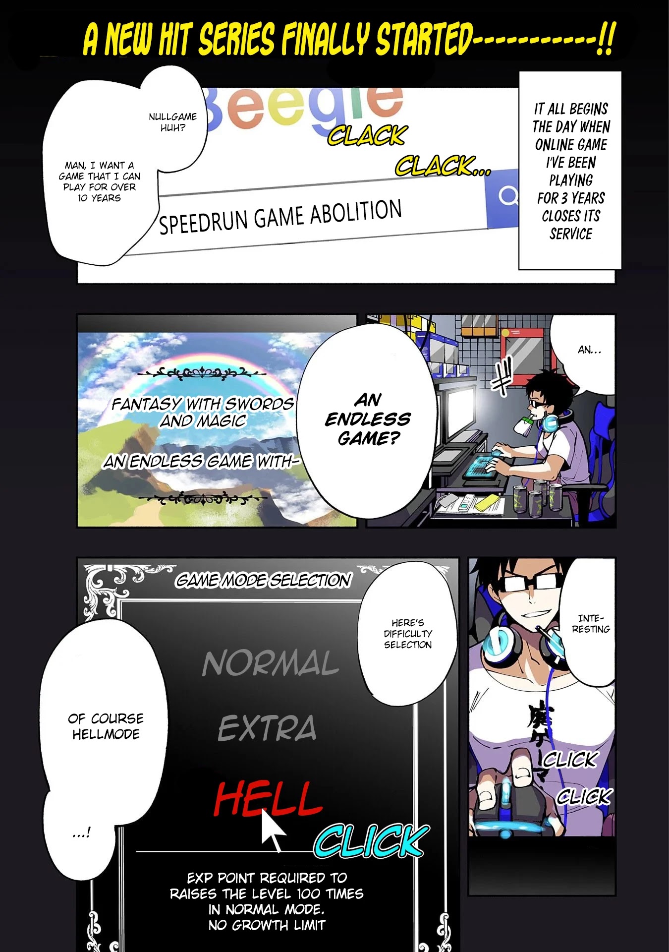 Read Hell Mode The Hardcore Gamer Dominates in Another World with Garbage Balancing Pt Manga Online