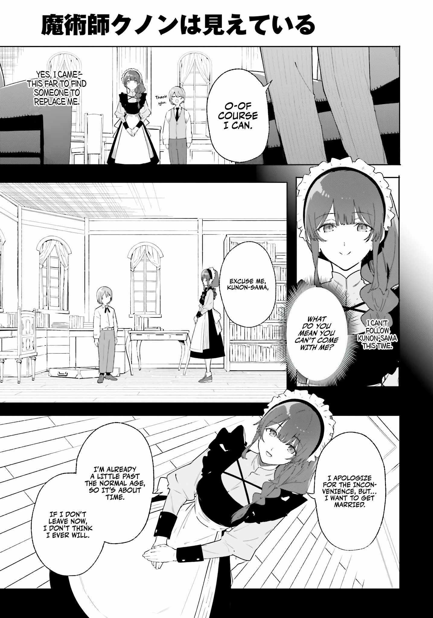 Read Kunon the Sorcerer Can See Pt Manga Online