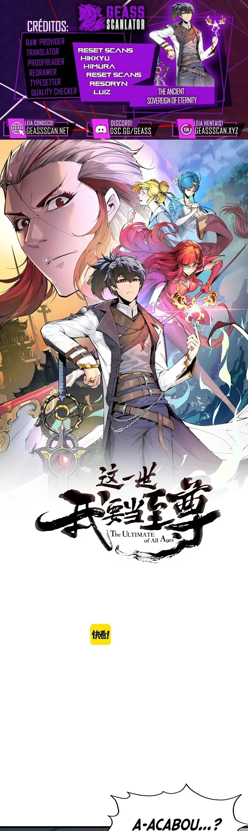 Read O Antigo Soberano da Eternidade Pt Manga Online
