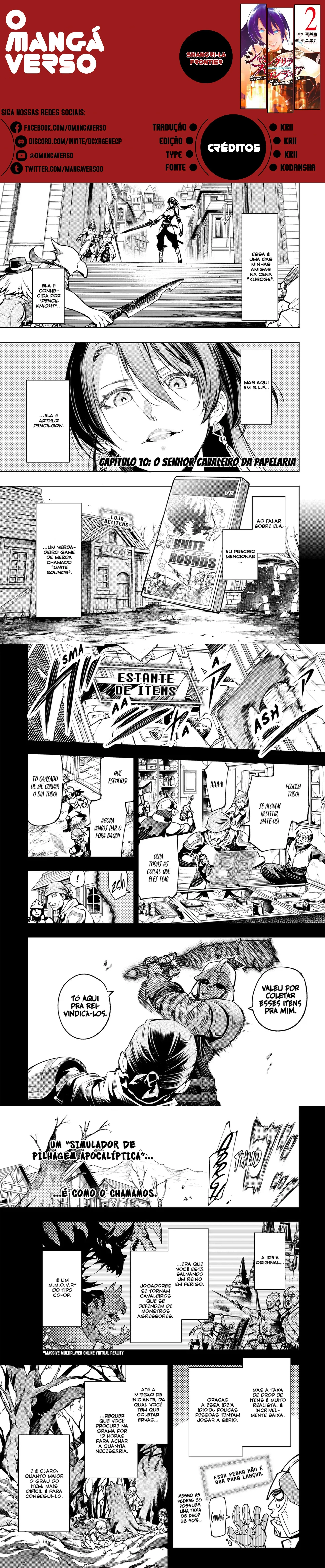 Read Shangri-la Frontier Pt Manga Online
