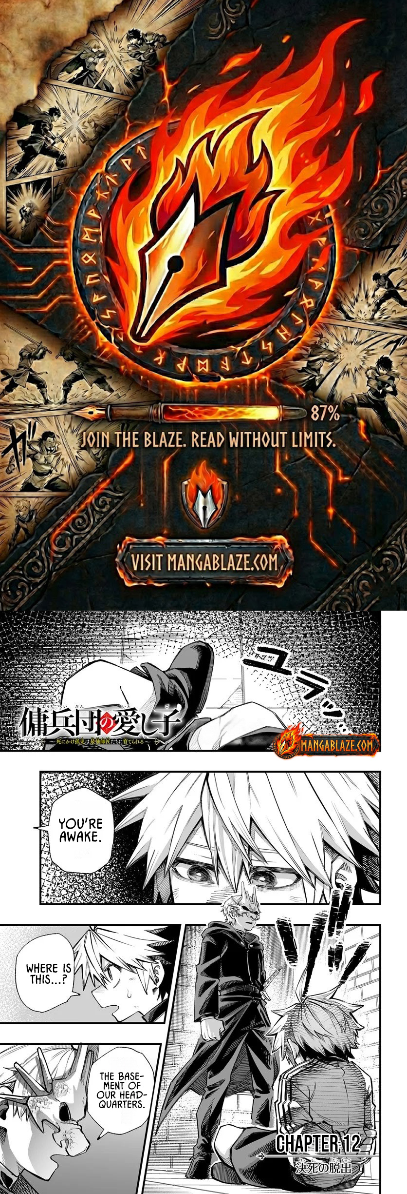 Read The Mercenary Group’s Beloved Child The Orphan on the Brink of Death is Raised by the Mightiest Masters Pt Manga Online